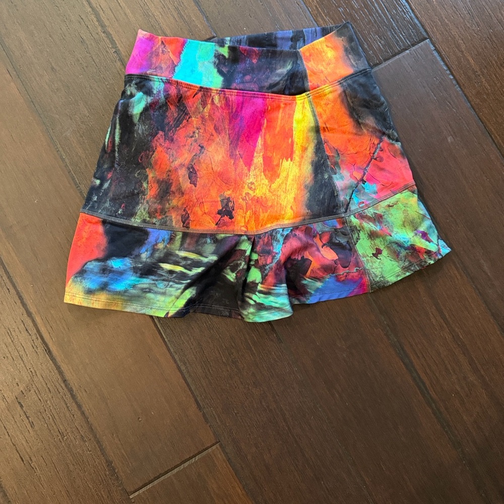 Dona Jo skort- watercolor print